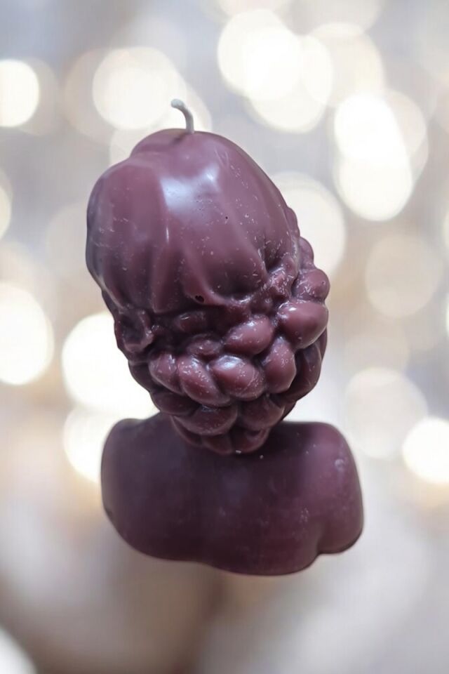 Kadın Mürdüm 2li Mum Seti