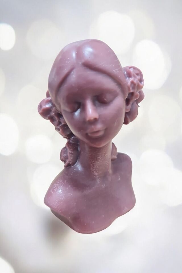 Kadın Mürdüm 2li Mum Seti