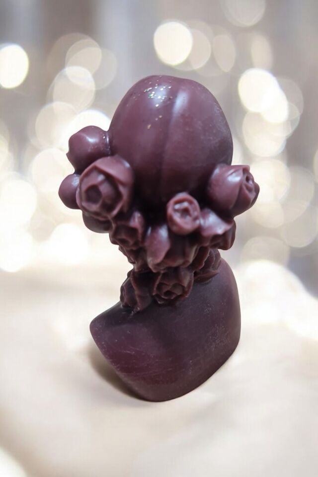 Kadın Mürdüm 2li Mum Seti