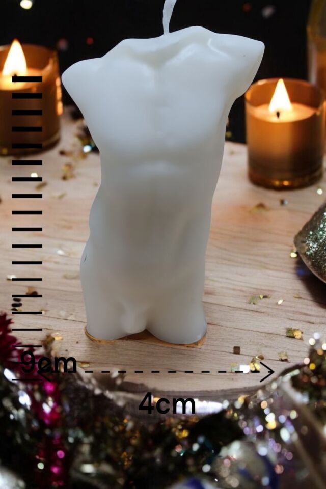 +18 Kadın&Erkek Beyaz Mum