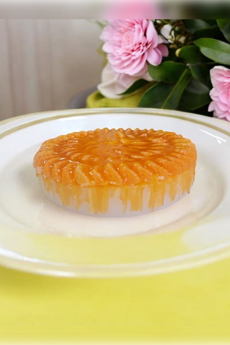 Mandalinalı Pasta Büyük Boy Mum