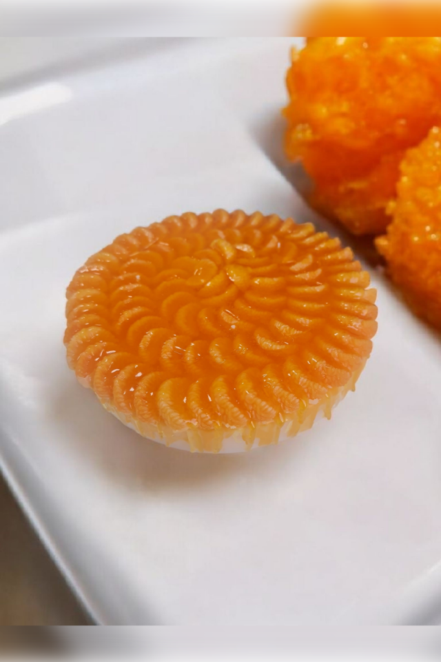 Mandalinalı Pasta Büyük Boy Mum