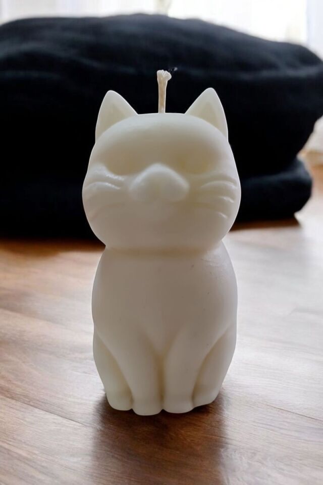 Beyaz Kedi Mum