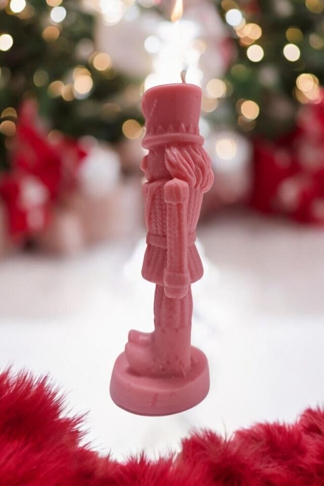 Kurşun Asker Pembe Mum