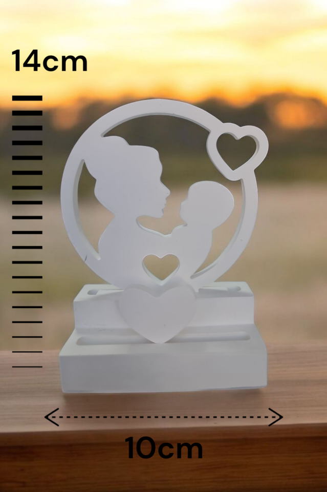 Kucaklaşan Anne Bebek Biblo