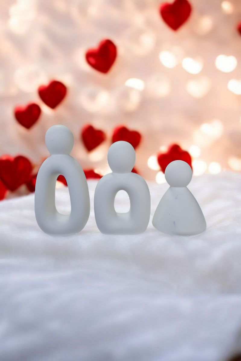 Soyut Aile Biblo Beyaz