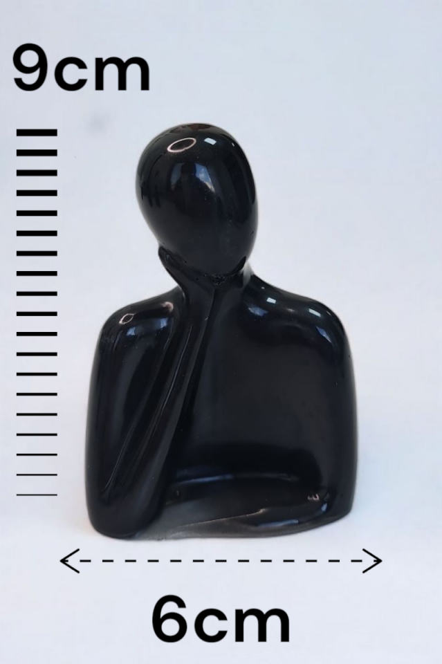 Anne Baba Cocuklar Biblo Epoksi Siyah