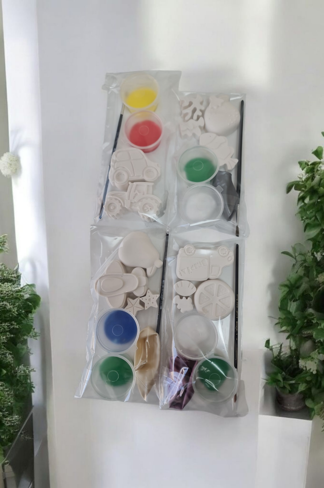 Random Taş Boyama Seti/Kendin Yap/Doğum Günü Hediyesi/Etkinlik/Tatil,Özel Gün Hediyesi  10 adet