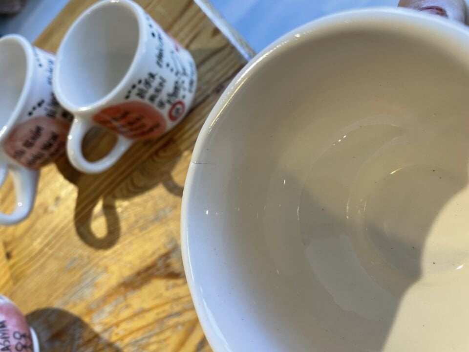 Hafif kusurlu prens dizisi bardak